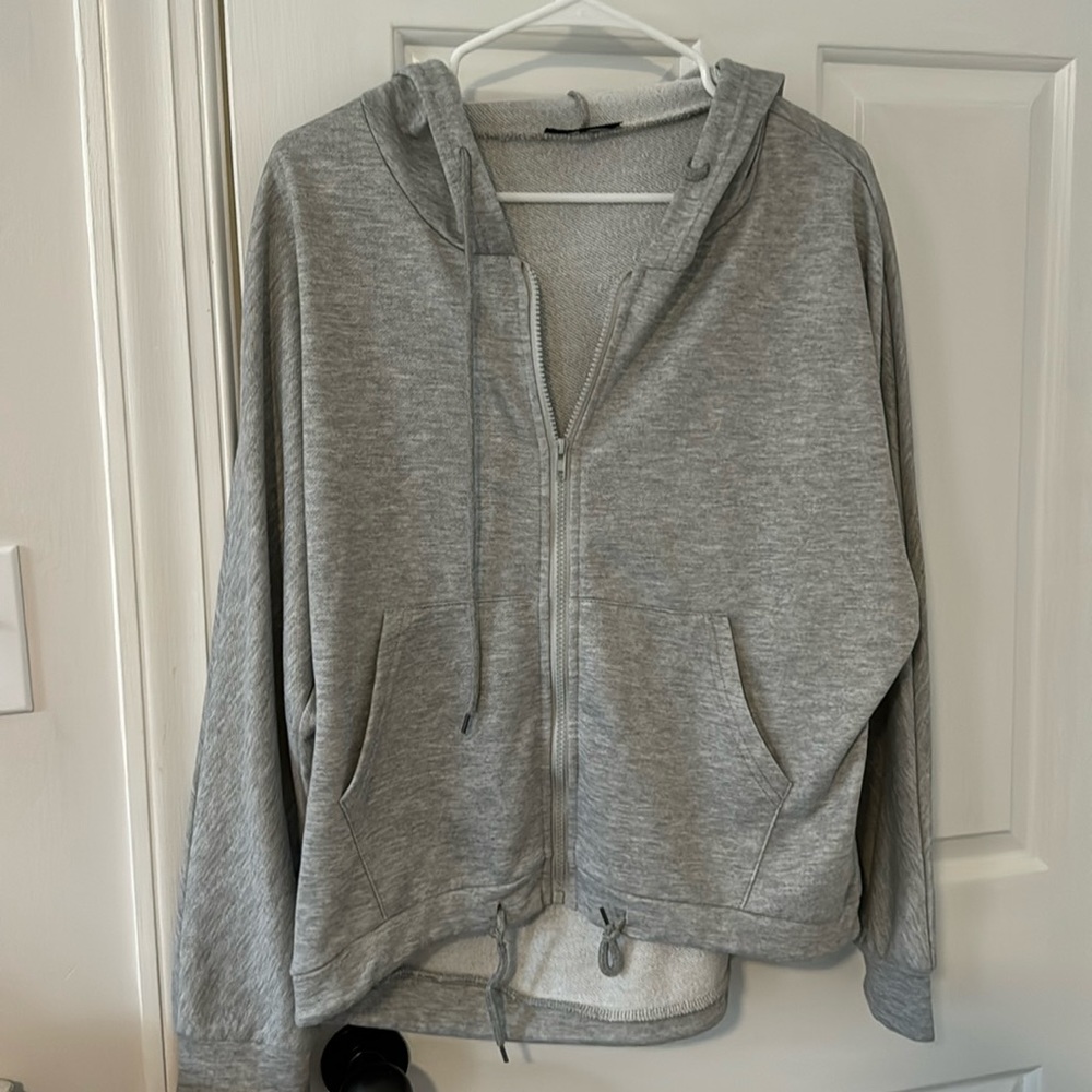 Gray hoodie